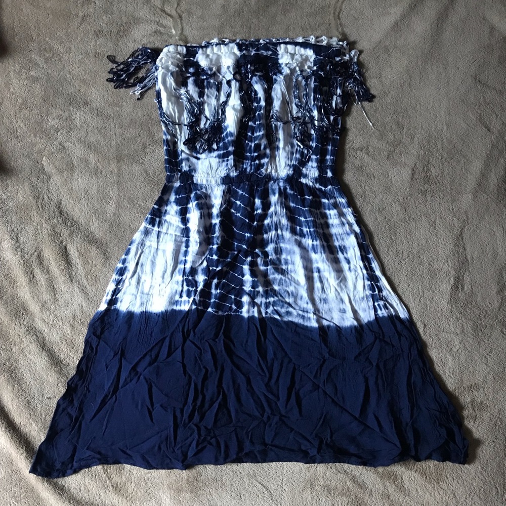 Tie dye tube dress